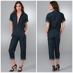 Vince denim jumpsuit